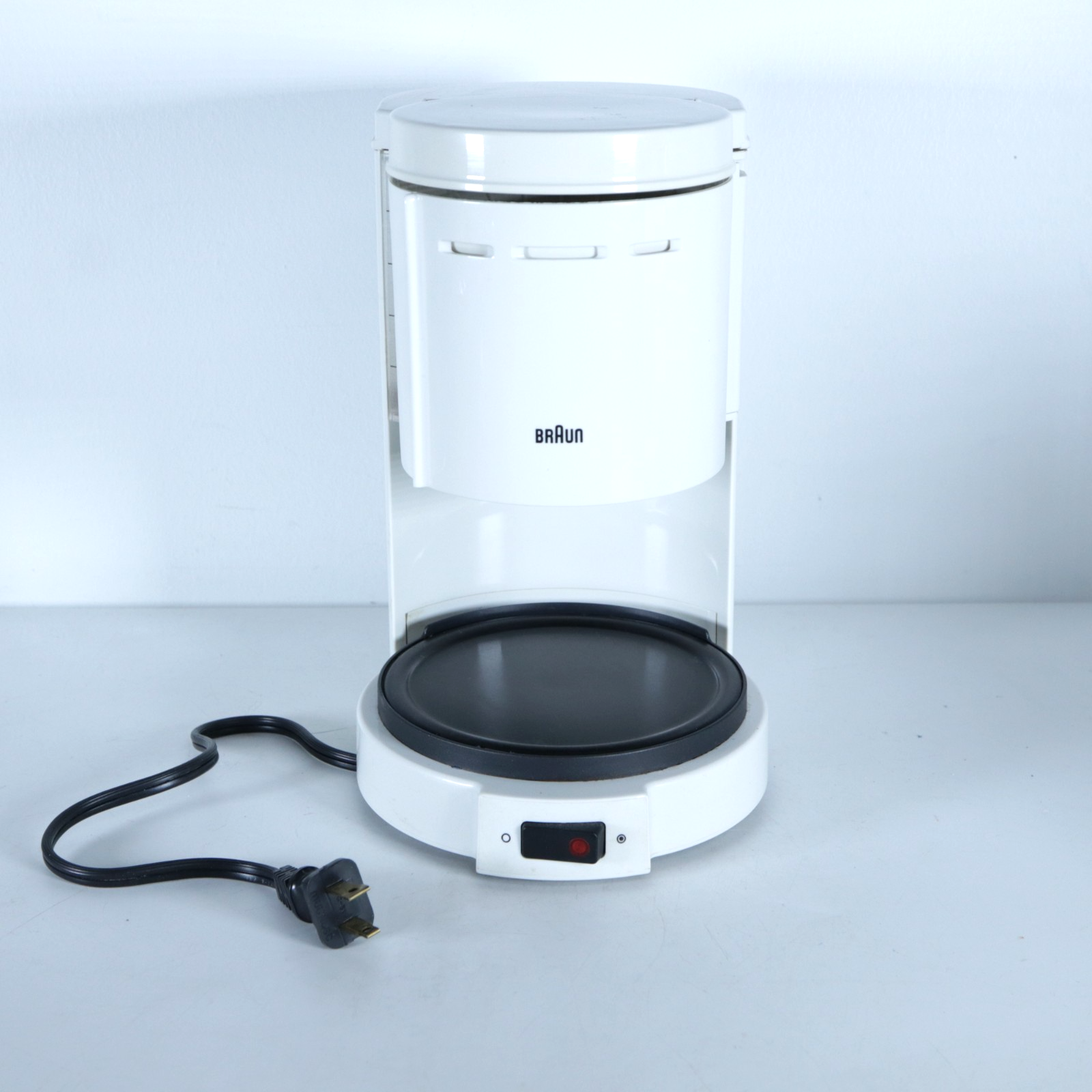 BRAUN Aromaster Coffee Maker 4 Cup Compact White 3075 TESTED & WORKS