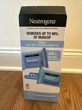 Neutrogena Makeup Remover Wipes, 125-CT Cleansing Towelettes, Variety Pack  NIB
