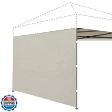 Joramoy Instant Canopy Sunwall 10×10 for Pop Up Canopy, Waterproof, UV Protec