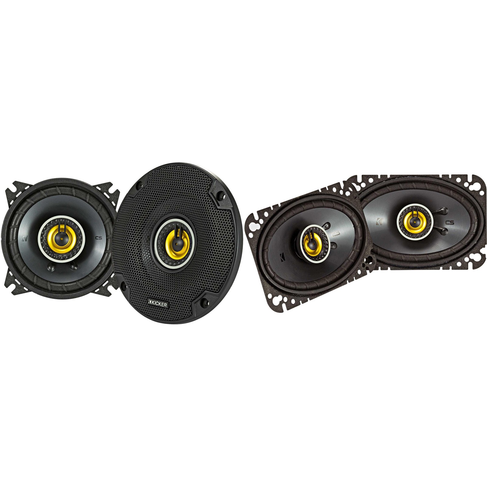 Kicker 46CSC464 CS-Series CSC46 4x6-Inch (100x160mm) Coaxial