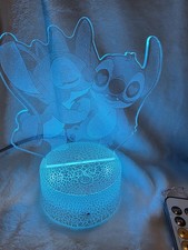 Disney Lilo  Stitch Night Light with Remote Multicolor LED