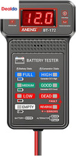 Car Battery Tester, BT172 12V Automotive Alternator Meter Diagnostic Tool with L