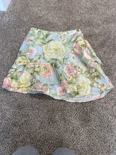 NWT Express Ruffle Floral Skirt Size 10 Rn 55285