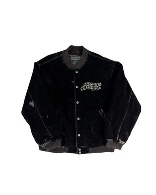 Bomberjacke AVIREX Leder Samt Vintage GR. XXL