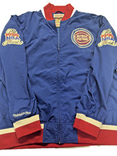 MITCHELL & NESS DETROIT PISTONS 89 & 90 NBA CHAMPIONS JACKET XL
