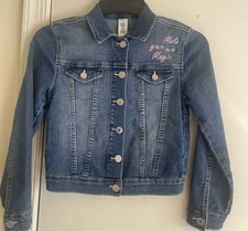 & DENIM Girls Blue Denim Jacket 8-9 Years Rai...