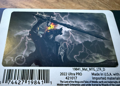 Ultra Pro Sauron Playmat - Lord of the Rings - NEU/OVP - LOTR - MTG - Magic TCG