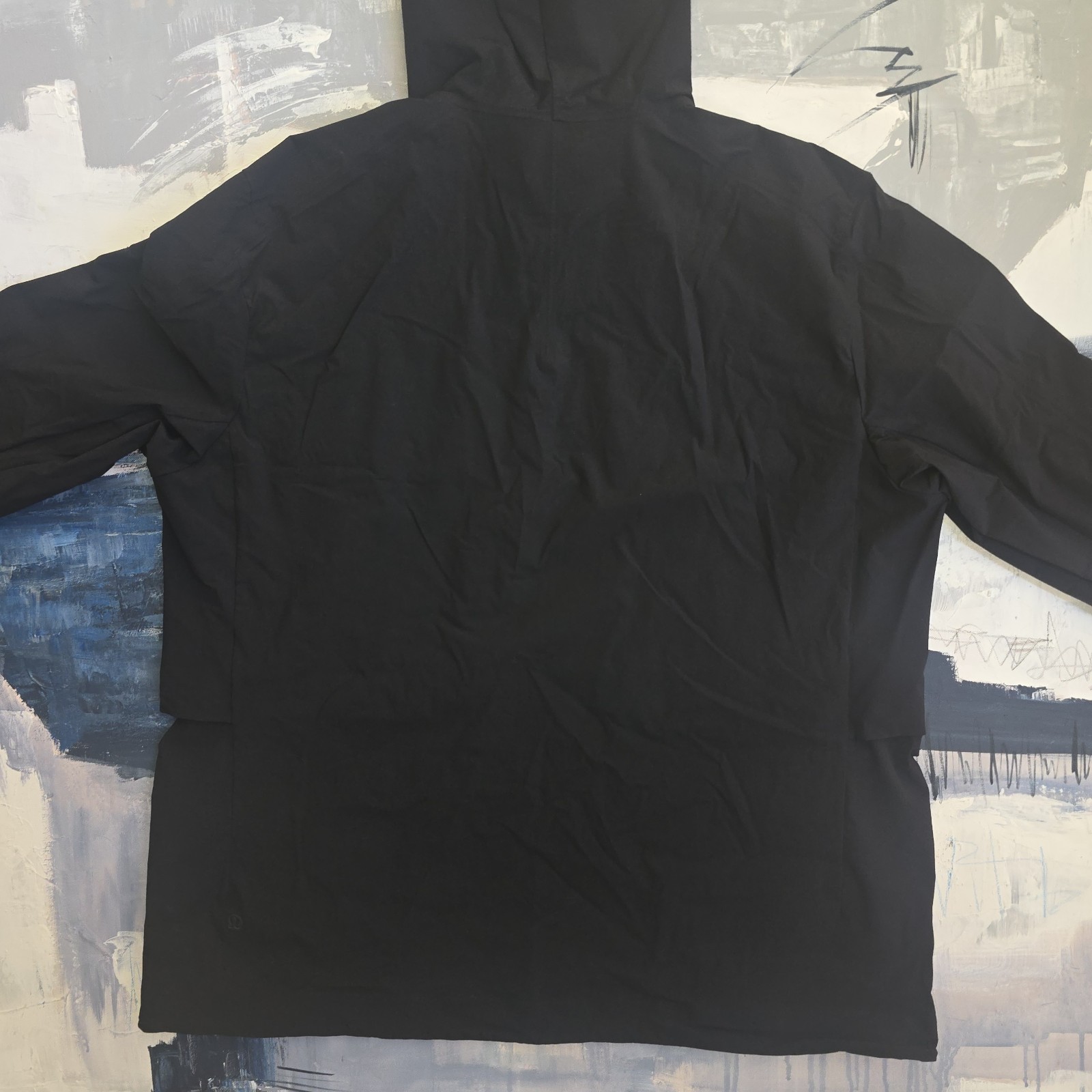 Lululemon Stretch Cargo Full Zip Jacket Black Sz XL Mens Hooded image 3