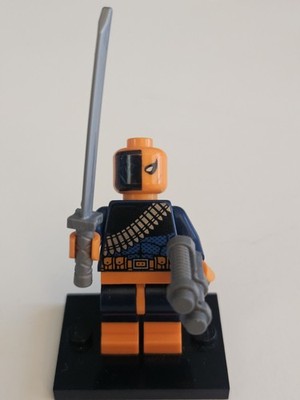 置物 heatstroke Lego Deathstroke Minifigure sh0194 From 76034 w/ Weapons DC Super