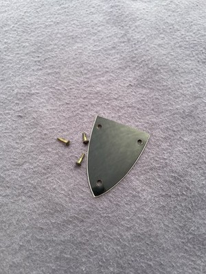 Höfner vintage guitar truss rod cover black 1960 1970