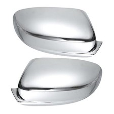 1 Pair Chrome Plated Full Mirror Cover Cap for Dodge Charger 2011-2022