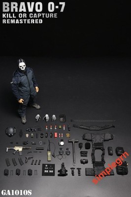 Easy&Simple 1/6 Scale 12in GA1010S BRAVO 0-7 Night Ghost Action Figure In Stock