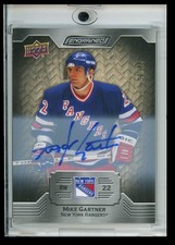 2023-24 Upper Deck Engrained Autographs Mike Gartner Auto 13/35 #89