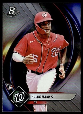 2022 Bowman Platinum CJ Abrams Rookie Washington Nationals #14