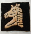 WW2 20th ARMOURED BRIGADE LEFT FORMATION SIGN BADGE MILITARY PATCH WORLD WAR II