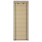 OPEN BOX Homegear Large Free Standing Fabric Shoe Rack /Storage Cabinet Cream — photo 2