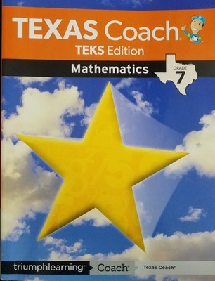 Texas Coach, TEKS Edition, Mathematics Grade 7