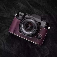 For Fujifilm X-T50 XT50 Camera Bag Leather Dock Case Base Protection Cover Shell