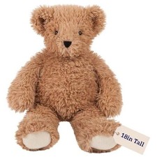 Brown Teddy Bear Stuffed Animal  Super Soft 18 Inches 18" Almond Brown Bear