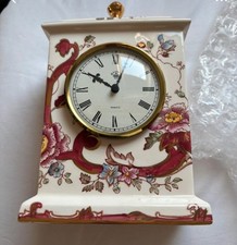 Masons Ironstone Clock, Mandalay Red