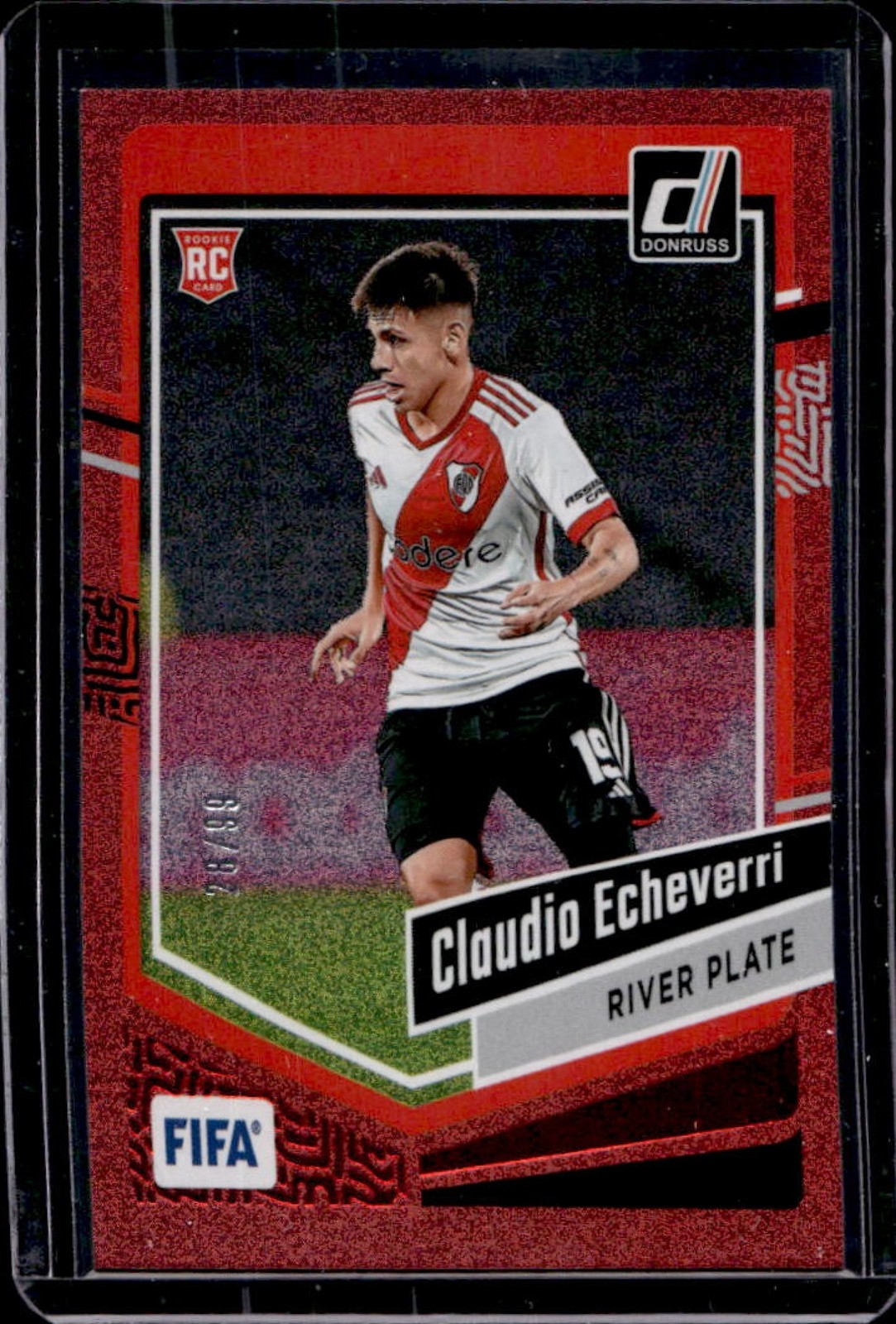 2023-24 Panini Donruss Claudio Echeverri RC Red Rookie #/99
