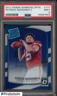#3 2017 Donruss Optic #177 Patrick Mahomes II Chiefs RC Rookie PSA 9 MINT
