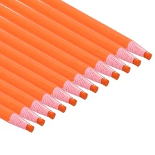 24 Pack Peel-Off China Markers Grease Wax Pencils Wood Orange