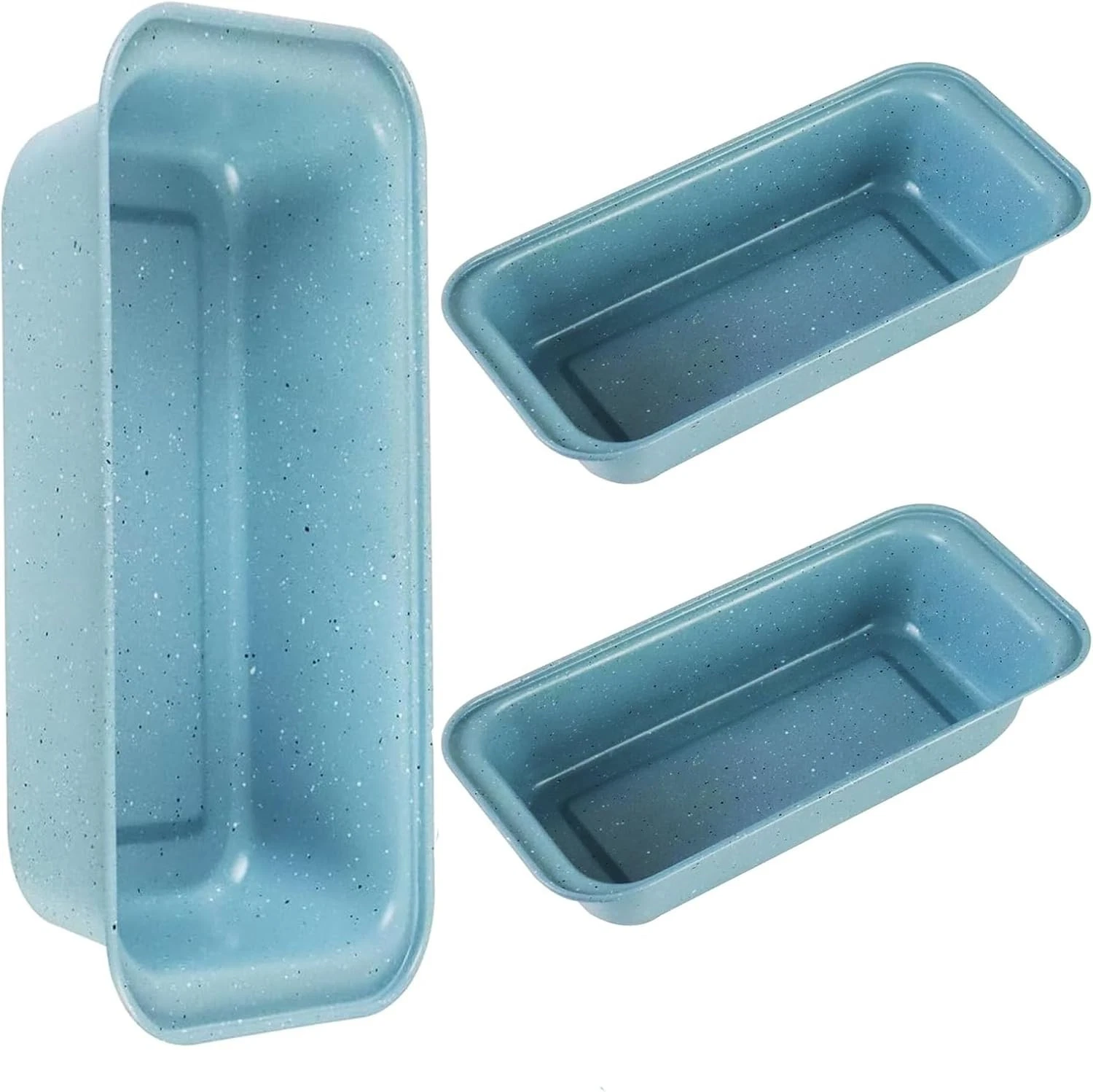 3-Piece 9x4 Inch Nonstick Loaf Pan Set Carbon Steel Bread Baking Pans Sourdough