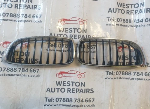 BMW 5 Series G30 Front Grill Silver 2017-2021