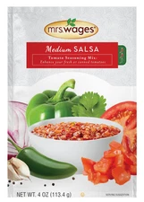 Mrs Wages Medium Salsa Seasoning Pack of 6 Delicious Spicy Mix 24 oz