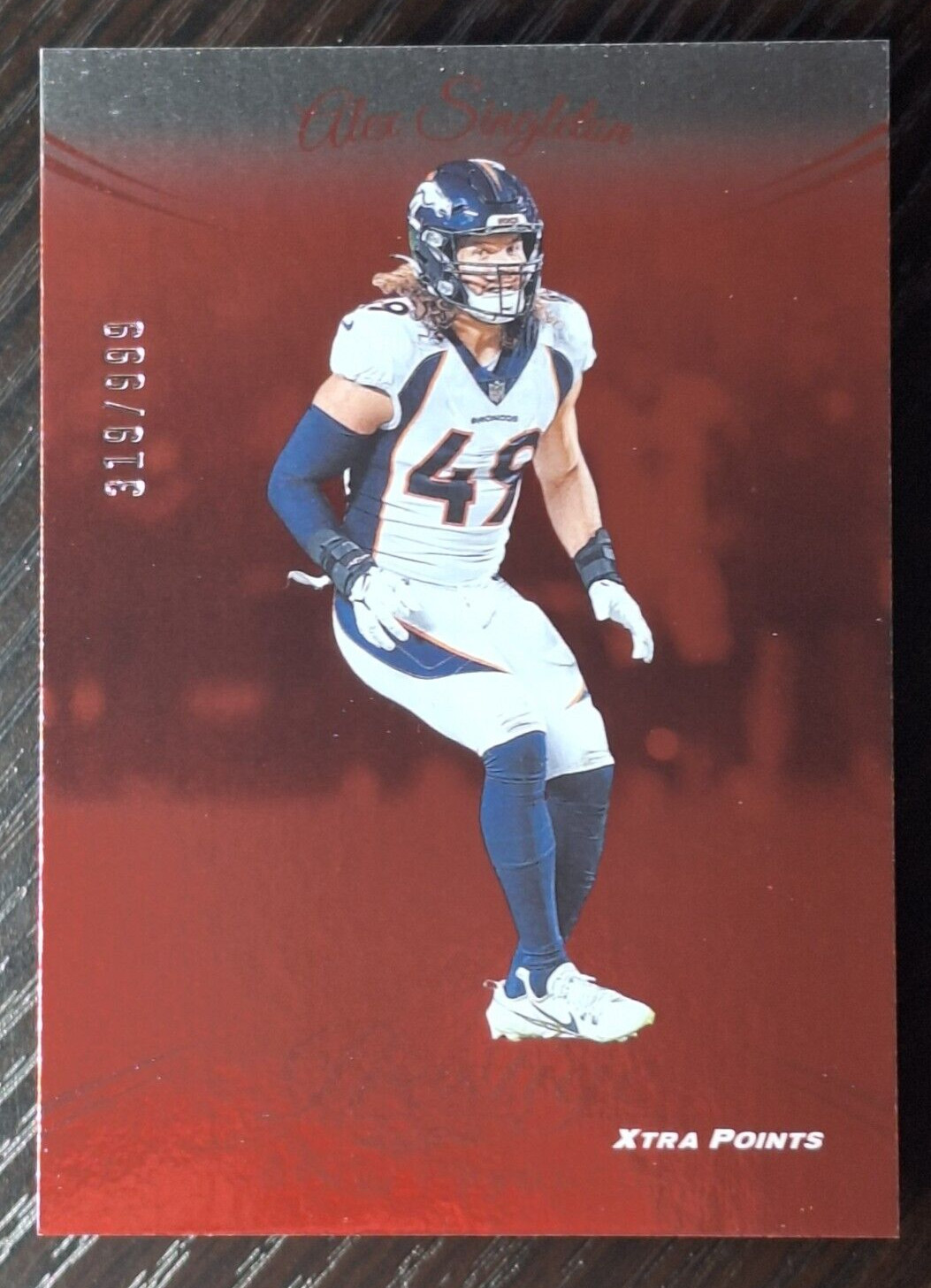 2024 Panini Prestige - Xtra Points Red #90 Alex Singleton 319/999