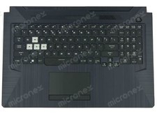 FOR Asus TUF Gaming A17 FA706IHR Palmrest Keyboard LED RGB US-Int black
