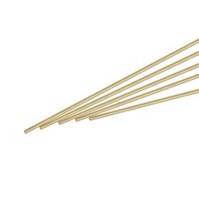 10Pcs Brass Solid Round Rod 0.8mm Dia 300mm Length for DIY Craft