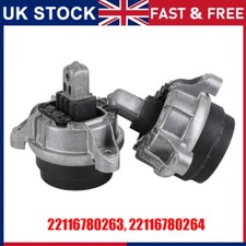 NEW LH+RH ENGINE MOUNT MOUNTING FOR 2011-2016 BMW 5 F10 518D 520D 525D 528I 550I