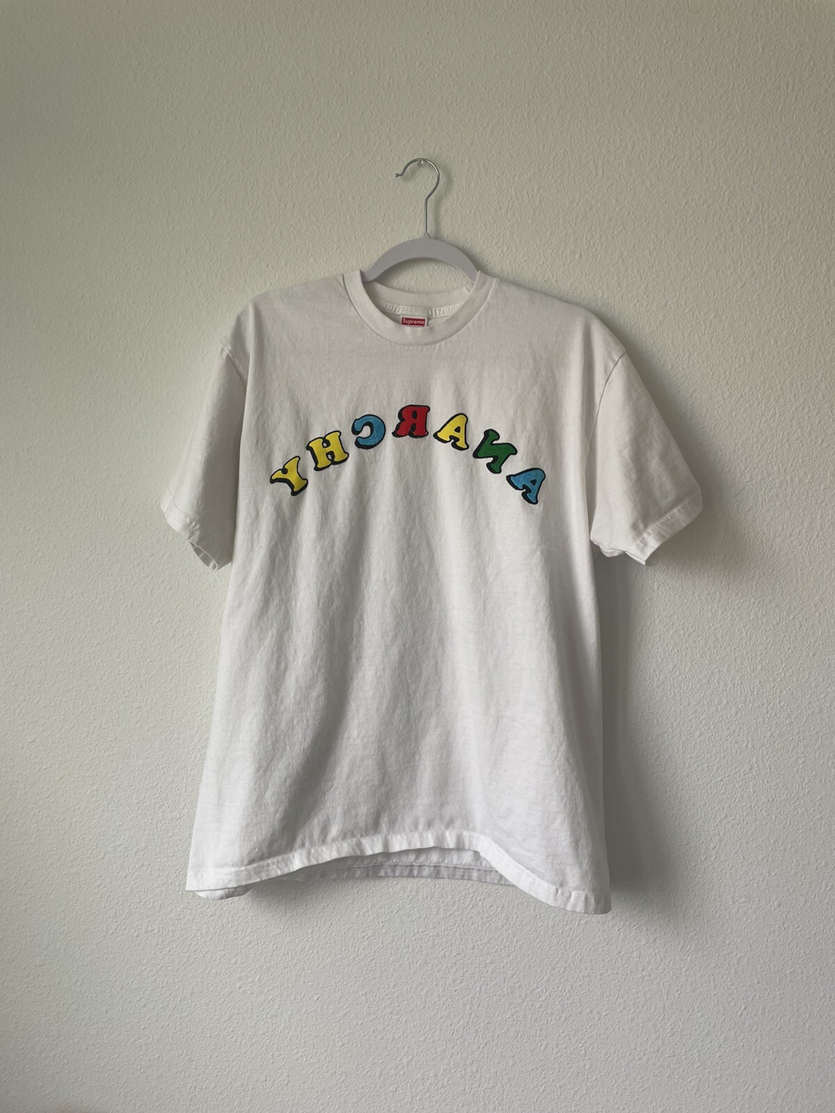 Supreme x Jamie Reid Anarchy Tshirt L white SS21