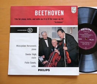 ABL 3271 Beethoven Archduke Trio Casals Horszowski Vegh Philips NEAR MINT Mono