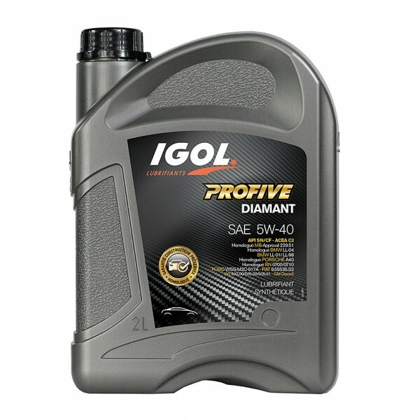 Huile moteur Igol Profive Diamant 5W40 ACEA C3 en bidon de 5 litres