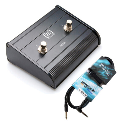 Hosa FSC-385 Dual Latching Footswitch + Kabel