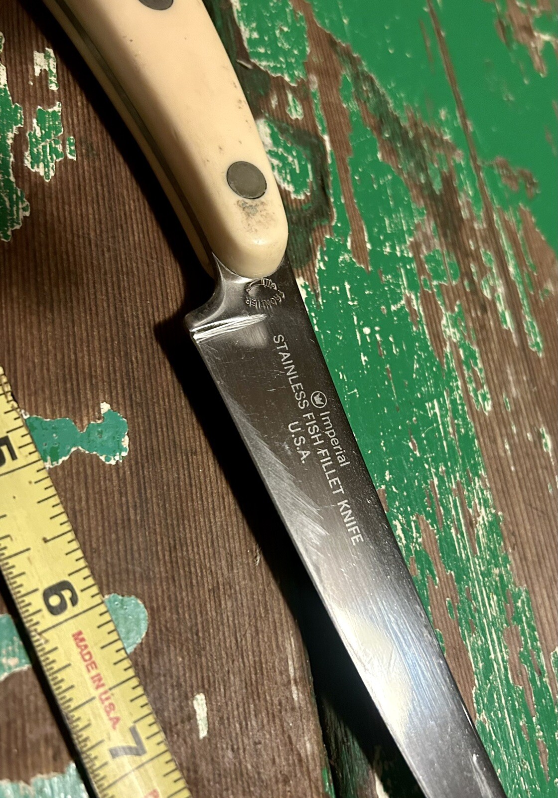 Vintage Frontier Imperial STAINLESS FISH FILLET KNIFE 442R USA eBay