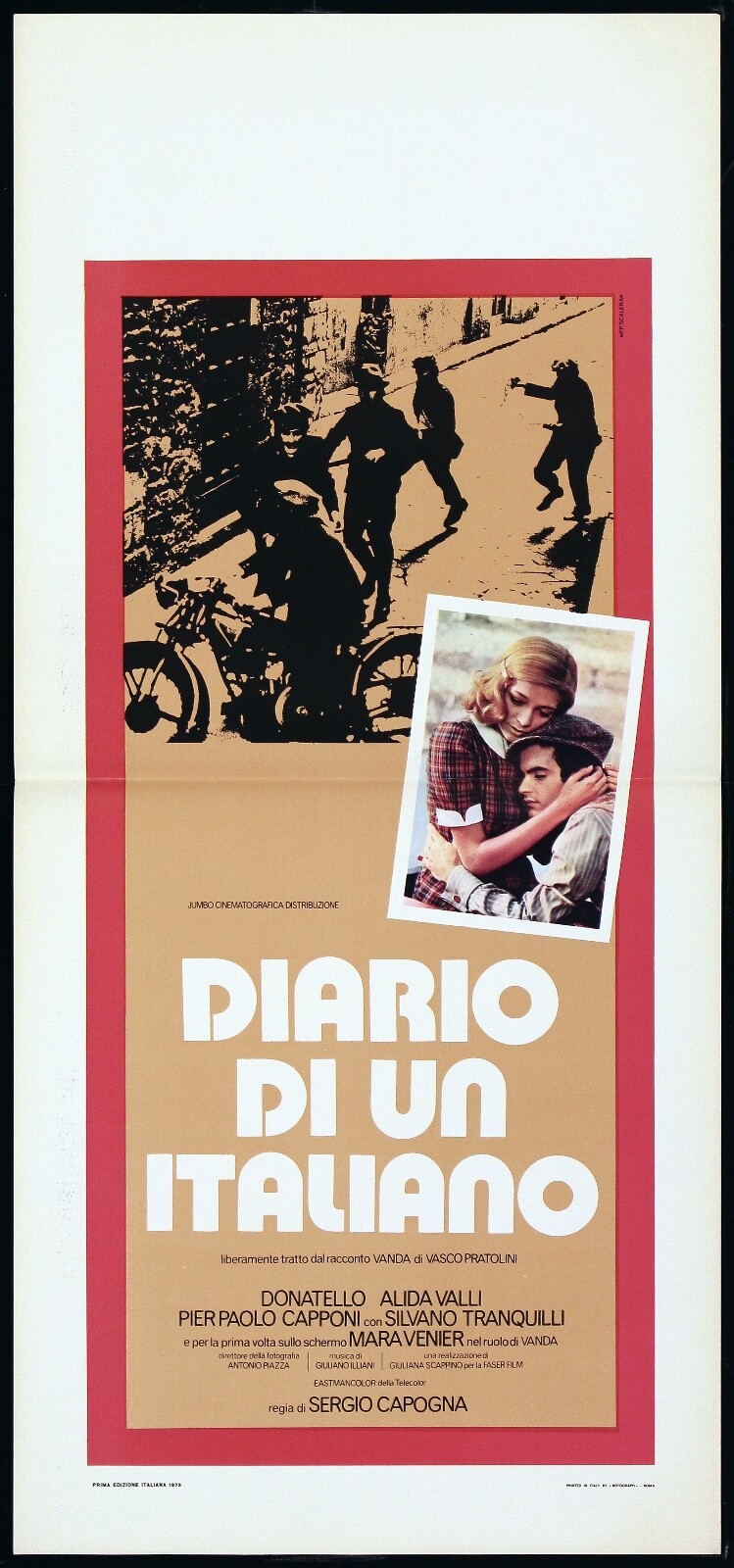 Locandina originale film DIARIO DI UN ITALIANO (1976) - Regia di Sergio Capogna