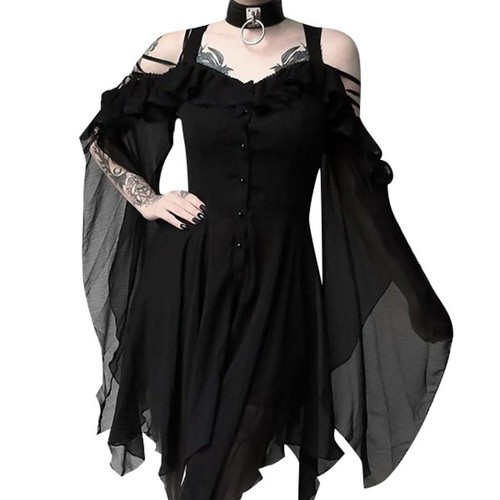 Gothic Midi Dress 