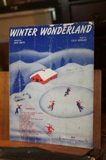 Antique Sheet Music Winter Wonderland