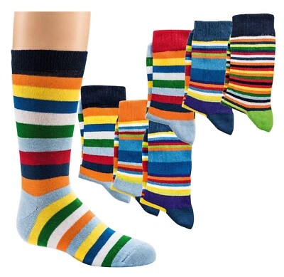 HANS-JOACHIM WOWERAT GMBH Kinder Socken Computersocken "Gute-Laune-Ringel