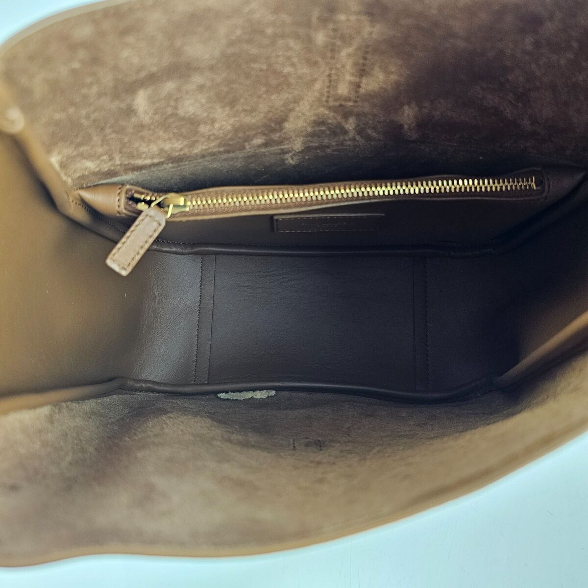 SAINT LAURENT Le 5 A 7 Small $2650 Fox Brown Leather SAINT LAURENT Le 5 A 7 Small $2650 Fox Brown Leather