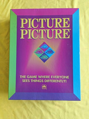 Picture Picture Golden 1992 Board Game Where Everyone See Things Differently