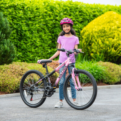 Pink 24in Bike Girls NEW!! 24 Inch Verve Ultra Mountain Bike Pink