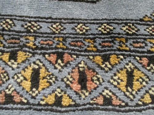 2x3 Bukhara Museum Geometric Handmade-Knotted Wool Rug 582488 - Picture 8 of 11
