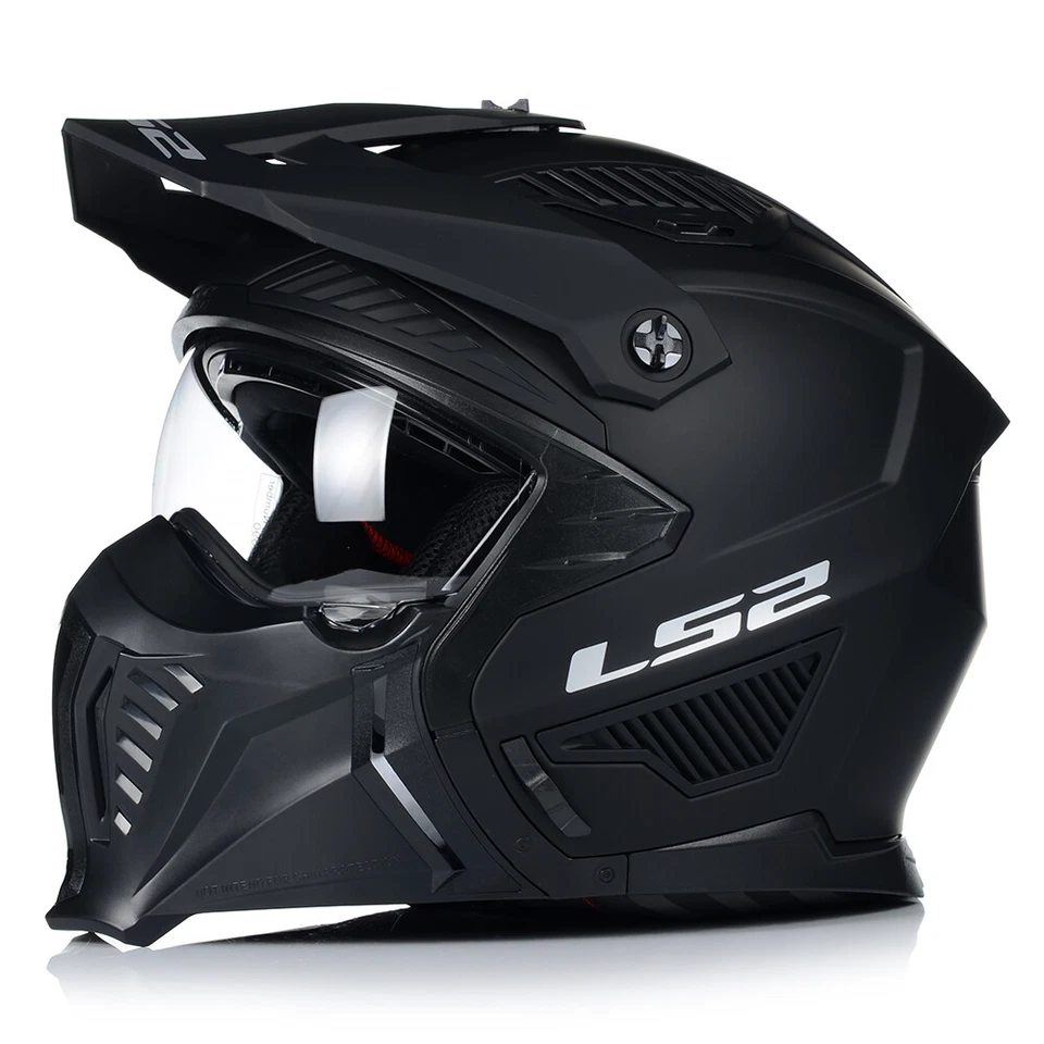 Motorradhelm Jethelm | LS2 OF606 DRIFTER MATT | Helm Roller Trial Motorrad 22.06 - Bild 2 von 4