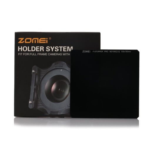 ZOMEI Pro Glass100*100mm 10 stops ND1000 Neutral Density Square Cokin Z filter - Photo 1 sur 7