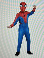 Spider-Man Kids' Marvel Halloween Costume Jumpsuit with Mask Size Small 4-7